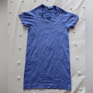 lululemon athletica Blue Short Sleeve Tee